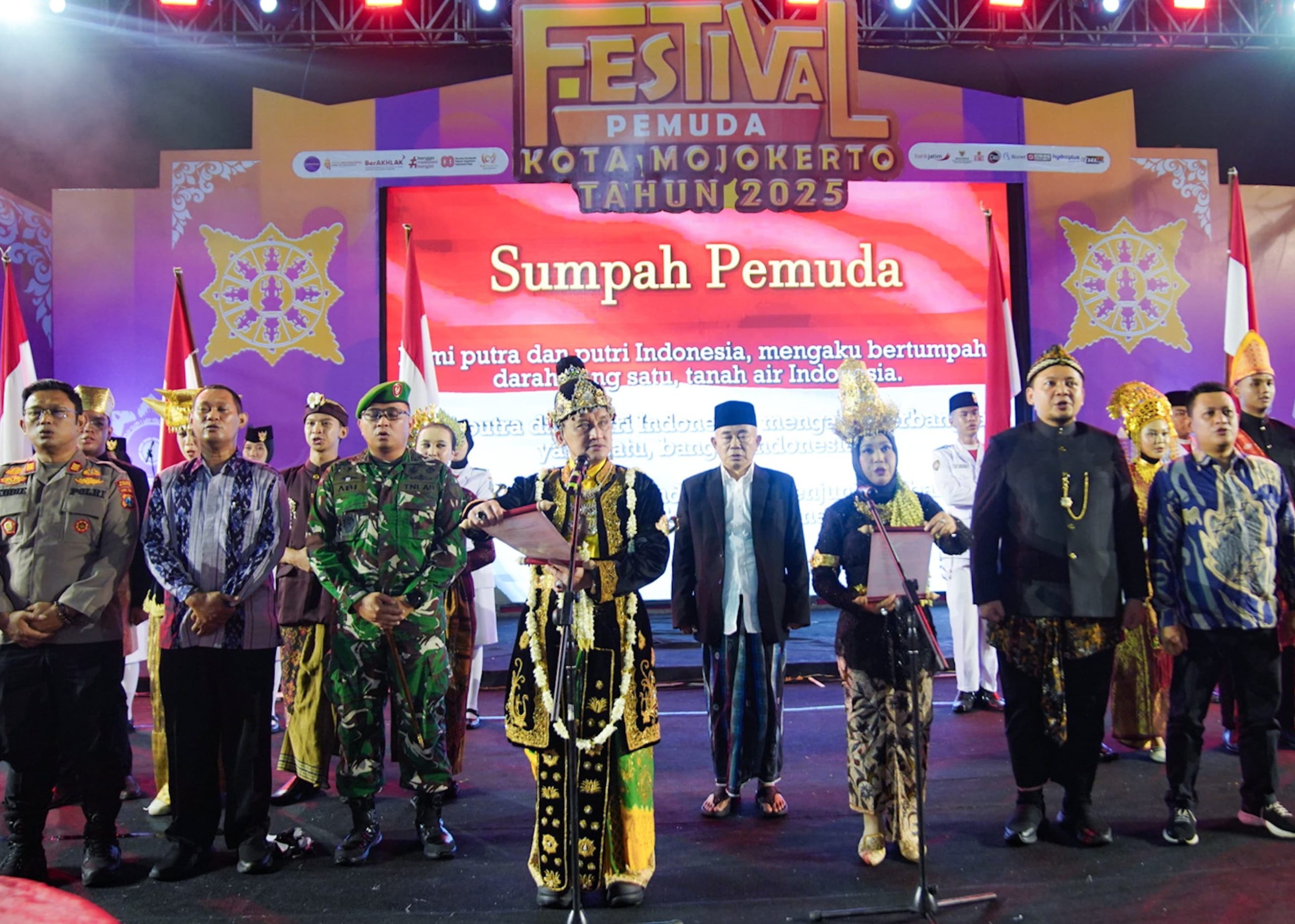 Hari Sumpah Pemuda di Kota Mojokerto Berlangsung Meriah