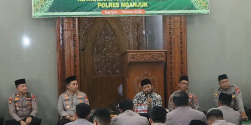 Polres Nganjuk Giatkan Binrohtal Untuk Mendalami Surat Surat Al-Qur’an