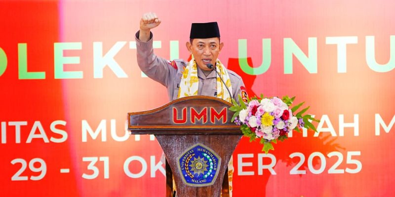 Tutup Tanwir IMM di Malang, Kapolri Ajak Mahasiswa Dukung Program Pemerintah