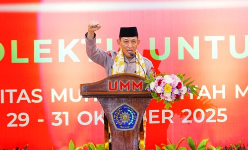 Tutup Tanwir IMM di Malang, Kapolri Ajak Mahasiswa Dukung Program Pemerintah