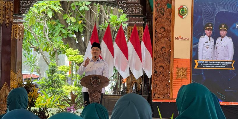 Bupati Albarra Kukuhkan TP PKK Mojokerto 2025–2030, Soroti Pernikahan Dini dan Bahaya Narkoba