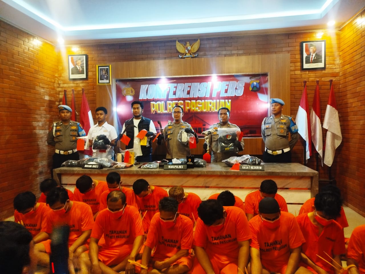 Ungkap 104 Kasus dan Amankan 71 Tersangka, Polres Pasuruan Raih Peringkat 5 Ops Sikat Semeru 2025