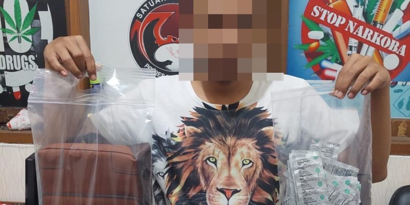 Jual Ganja dan Obat Keras, Buruh di Kedungwuni Ditangkap Polisi Pekalongan