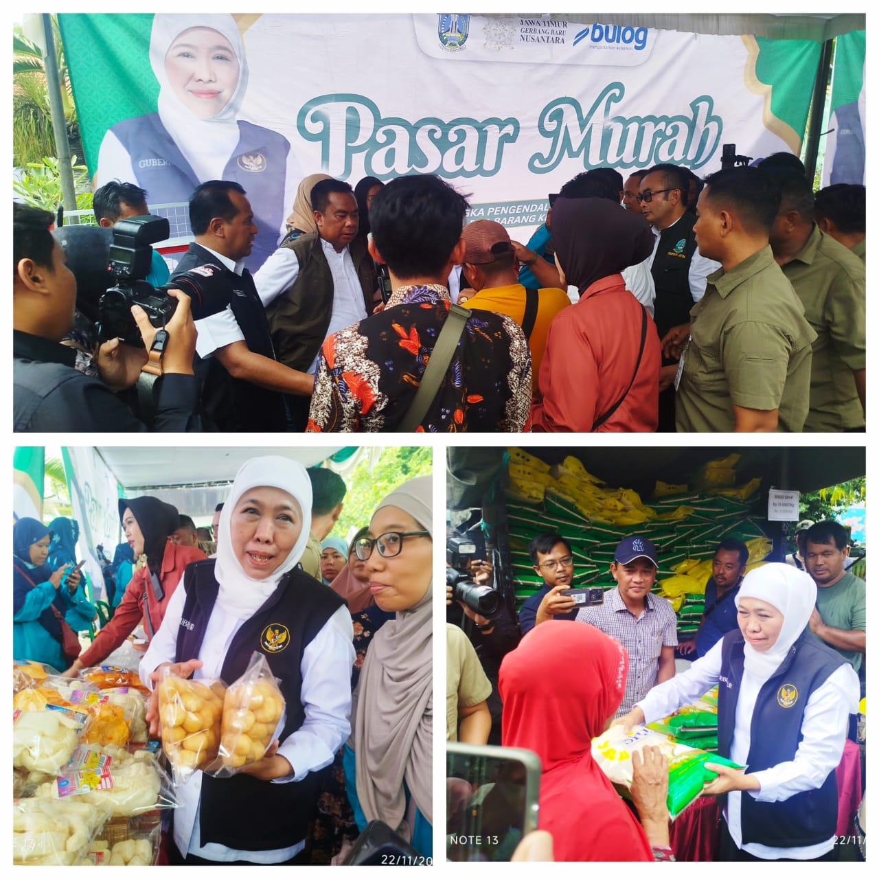 Pemerintah Provinsi Jawa Timur Menggelar Pasar Murah Di Kecamatan Beji Kabupaten Pasuruan