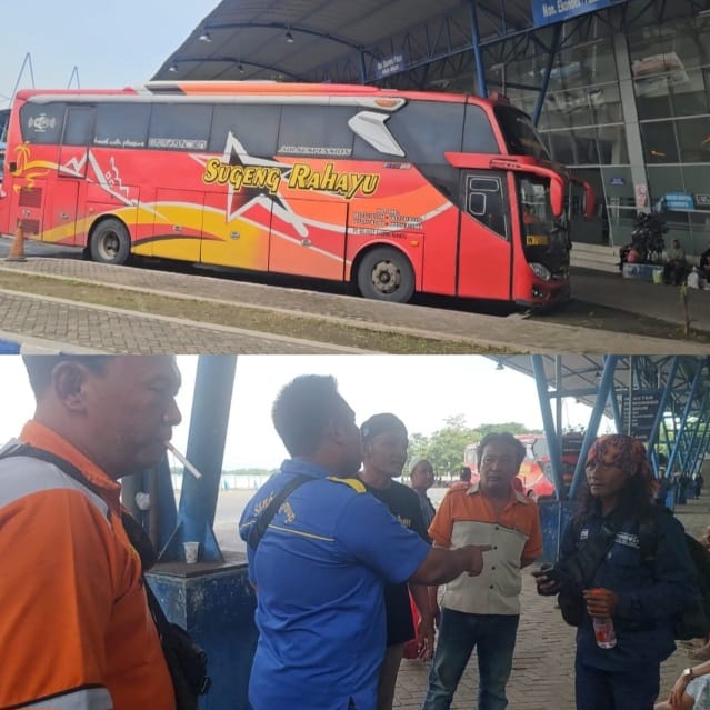Diduga Permainan Kotor Oknum Calo Tiket PO Sugeng Rahayu, Empat Jurnalis MIO Diturunkan di Terminal Nganjuk