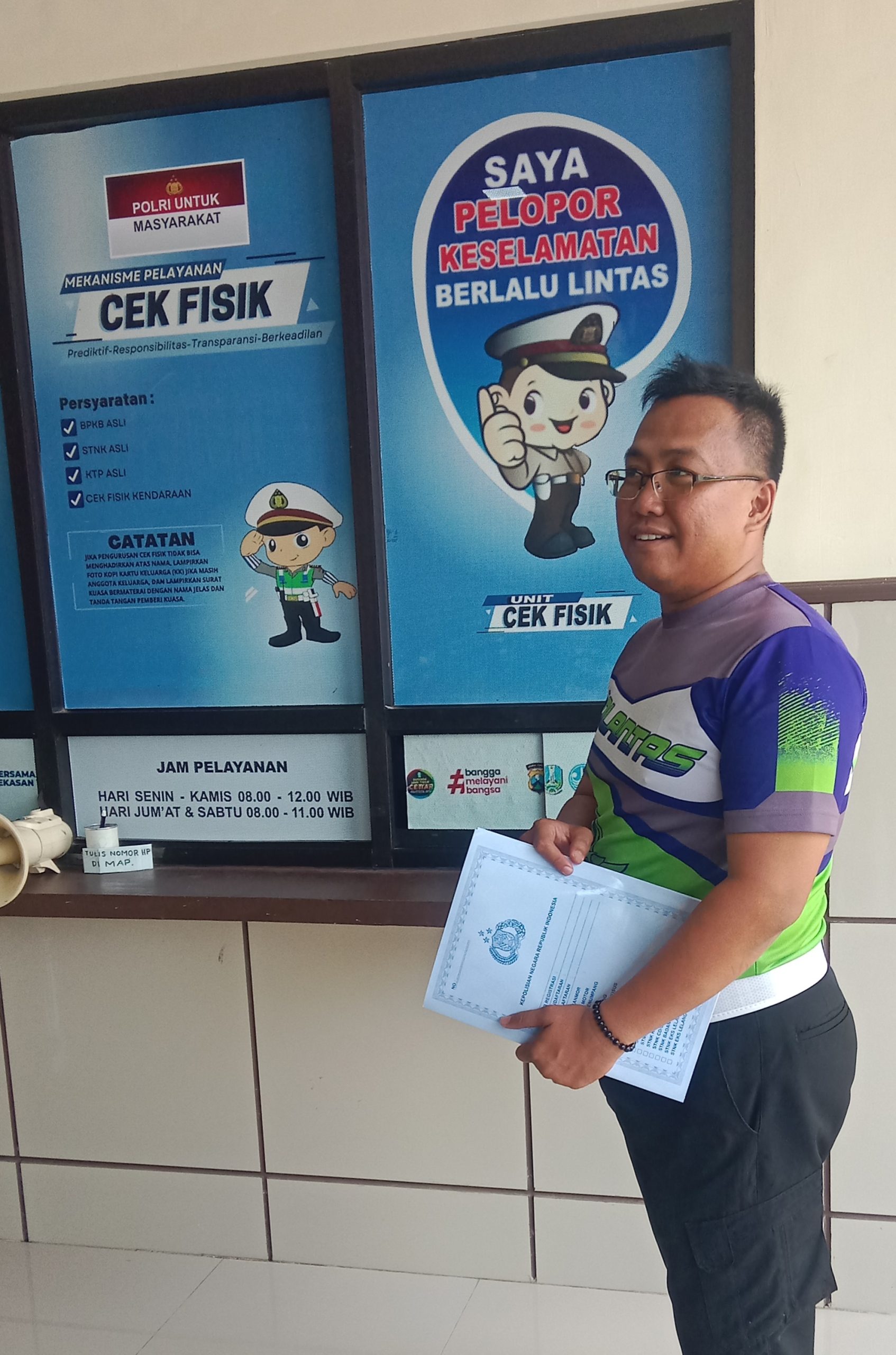 Polantas Menyapa, KB Samsat Pamekasan Optimalkan Pelayanan Masyarakat