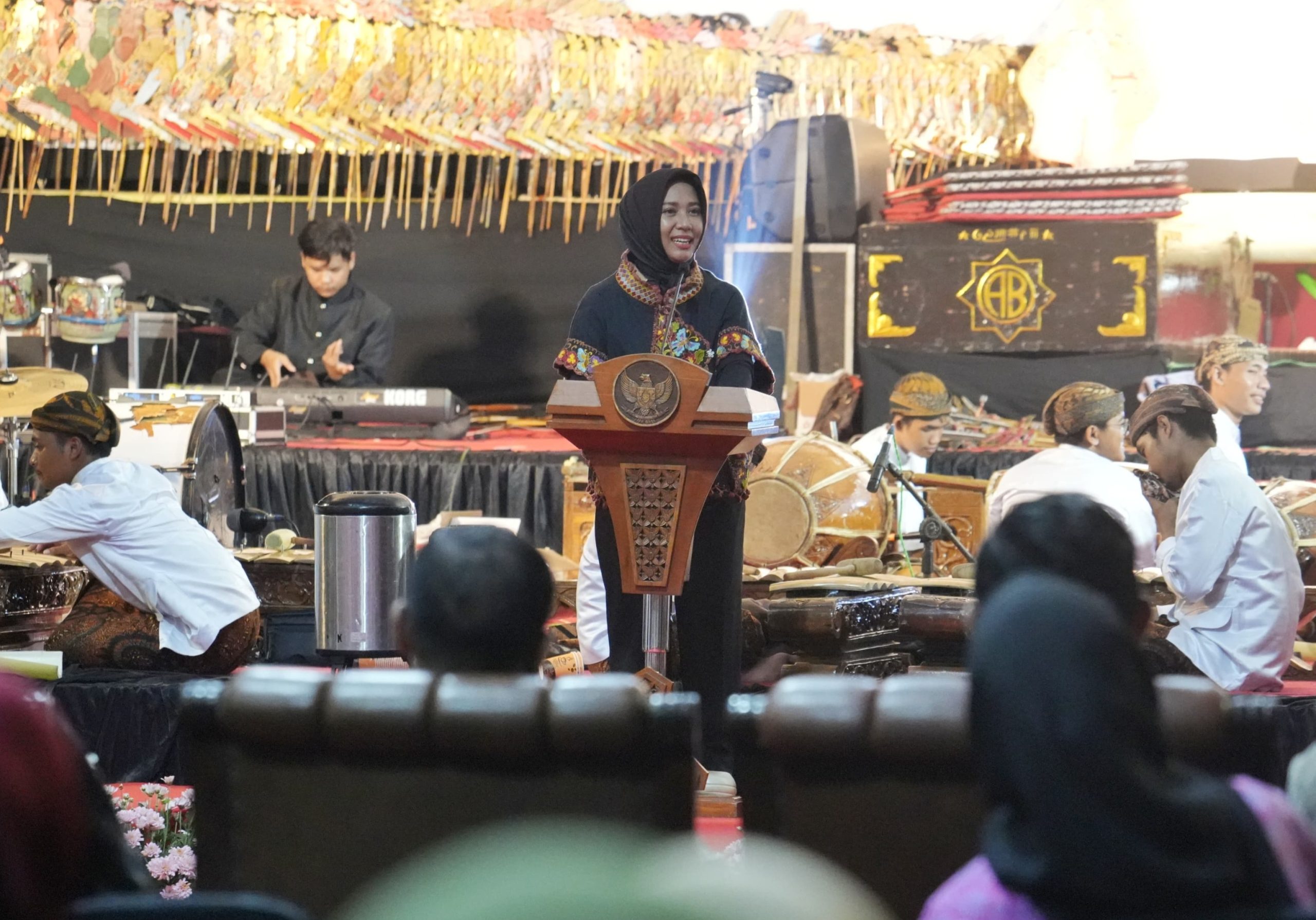 Mojo Fest 2025, Pagelaran Wayang Kulit Semarakkan Taman Bahari Mojopahit