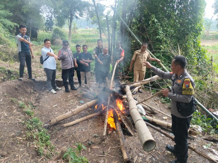 Arena Judi Sabung Ayam di Desa Mendalan Pandaan Dibakar, Polisi Tegaskan Tak Ada Toleransi Perjudian