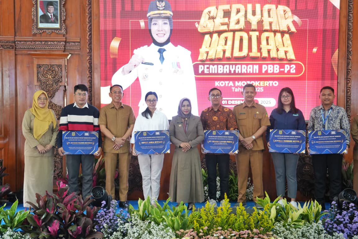 Pemkot Mojokerto Apresiasi Pembayar PBB-P2 Lewat Gebyar Hadiah 2025