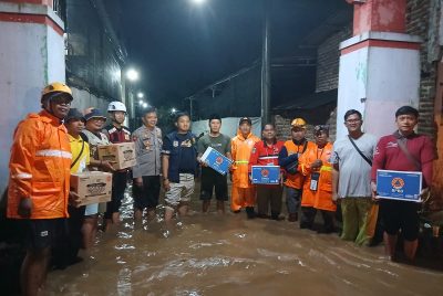 Ratusan Rumah di Winongan Tergenang Banjir, Polsek Winongan Bergerak Cepat