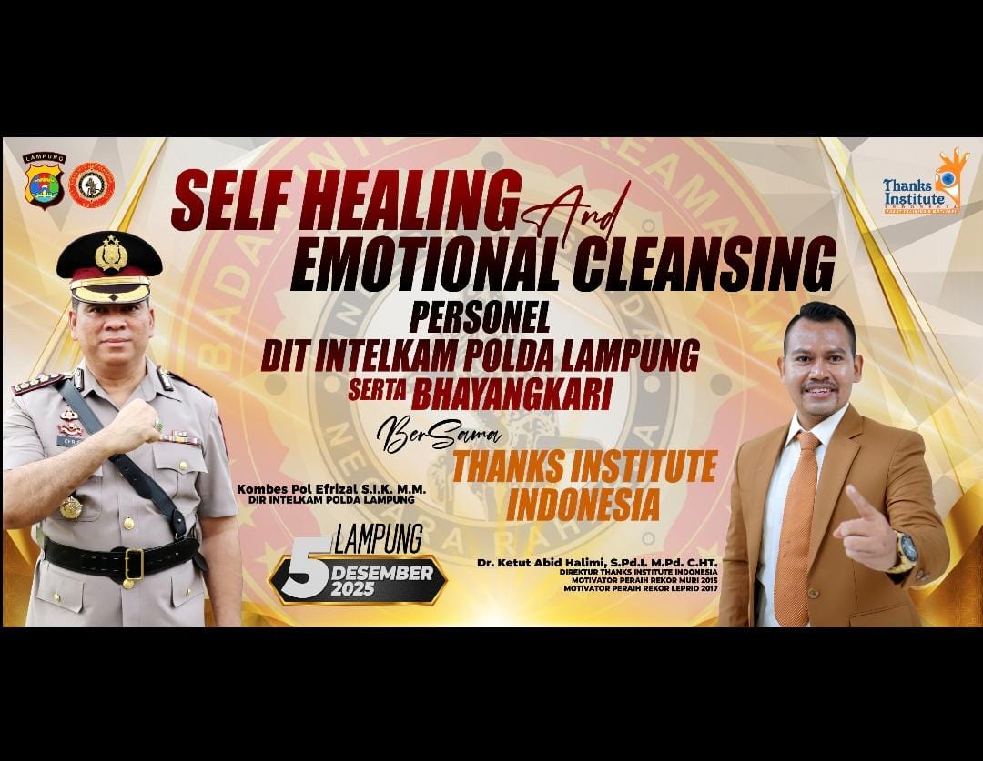 Dit Intelkam Polda Lampung Hadirkan Sang Motivator Nasional Sentuh Batin Personil Lewat Emotional Cleansing