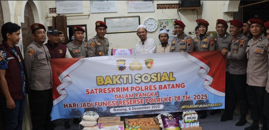 Reserse Polri 78 Tahun: Satreskrim Polres Batang Tunjukkan Kepedulian Lewat Aksi Sosial