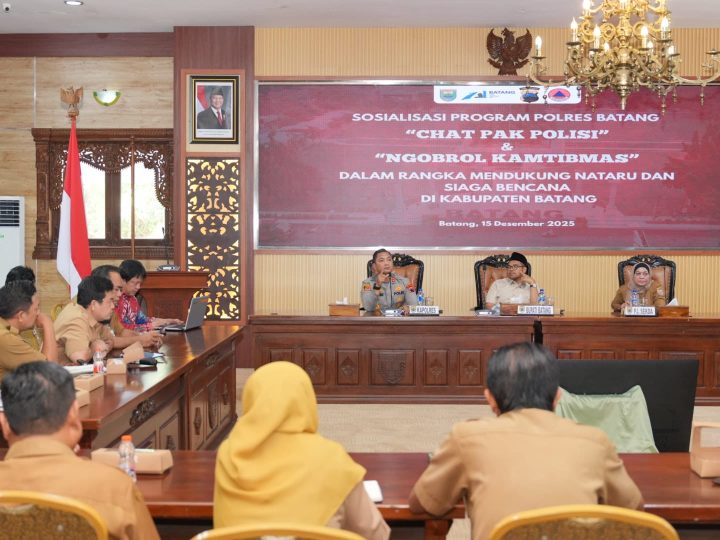 Jelang Nataru, Polres Batang Luncurkan Chat “Pak Polisi” dan “Ngobrol Kamtibmas”