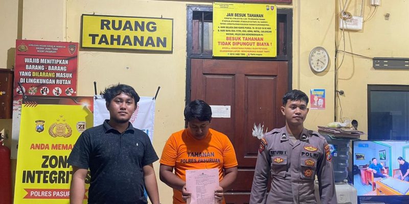 Polres Pasuruan Tangkap Pengedar Sabu Dengan 32 Poket Sabu di Bangil