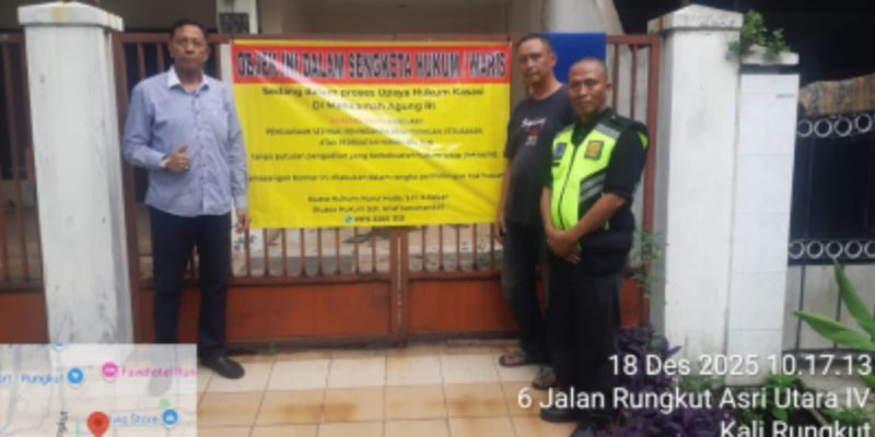 Kuasa Hukum Tegaskan Sengketa Rumah di Rungkut Asri Masih Berproses di Mahkamah Agung