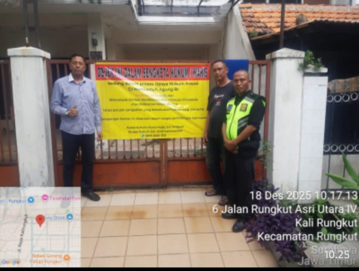 Kuasa Hukum Tegaskan Sengketa Rumah di Rungkut Asri Masih Berproses di Mahkamah Agung