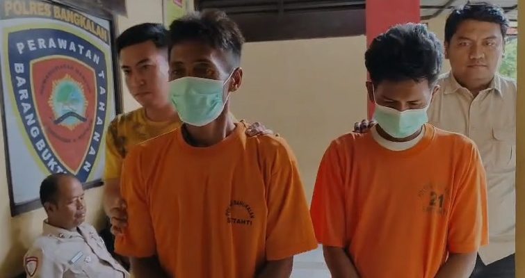 Digerebek Saat Transaksi, Dua Pria Bangkalan Tak Berkutik di Tangan Satresnarkoba Polres Bangkalan