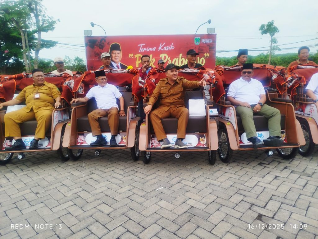 Program Becak Listrik Presiden Prabowo Mulai Di Salurkan Oleh Bupati Pasuruan