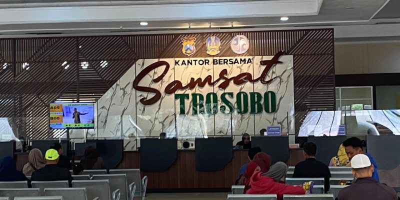 Samsat Trosobo Jadi Pusat Layanan Baru, Pemerintah Tingkatkan Kenyamanan Warga Sidoarjo