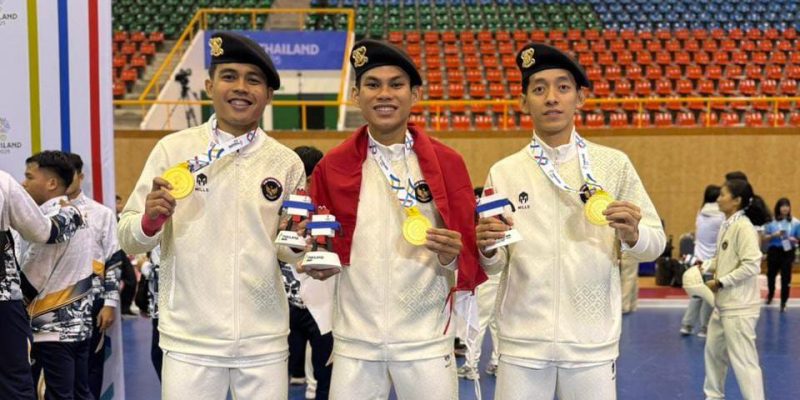 Tiga Anggota Polres Lumajang Sumbang Emas SEA Games 2025 Thailand dari Cabang Hockey Indoor Putra