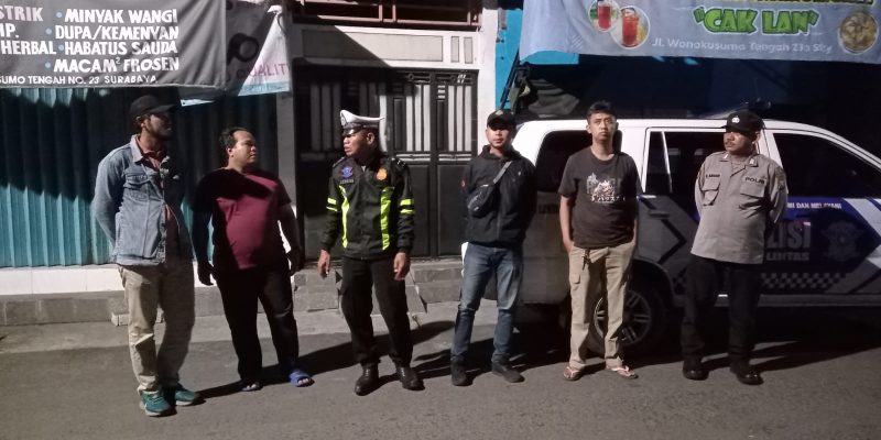 Tak Ada Malam Yang Terlewat, Patroli Harkamtibmas Polsek Semampir Terus Menyisir Titik Rawan