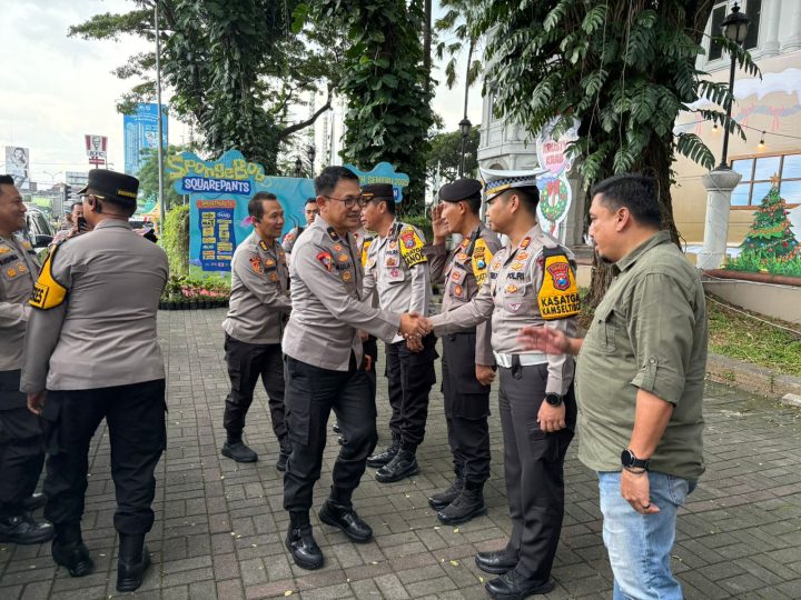 Provos Polres Pasuruan Cek Kesiapsiagaan Personel Pos Pam Yan Nataru Taman Dayu Pandaan