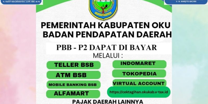 Bapenda Kabupaten OKU Memperluas Kanal Pembayaran Secara Digital