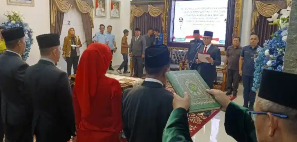 Bupati OKU Kembali Melantik Sejumlah Pejabat Esselon II & Kepala Sekolah