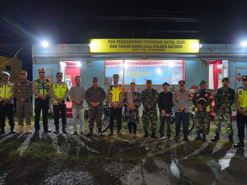 Forkopimda Batang Gelar Patroli Bersama, Amankan Malam Pergantian Tahun