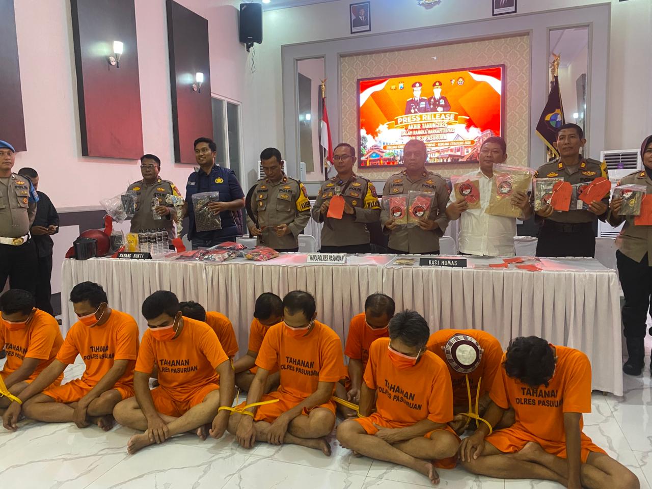 Polres Pasuruan Rilis Capaian Kinerja Tahun 2025, Data Kecelakaan Lalu Lintas Naik