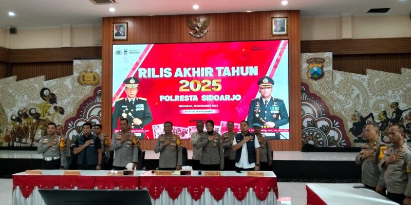 Sinergi Polisi-Masyarakat Mengubah Wajah Sidoarjo: Kriminalitas Jatuh Tajam 32 Persen Tahun 2025