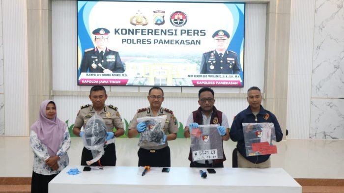 Viral Pelaku Pencurian Dengan Kekerasan Di Desa Plakpak, Diamankan Tim Resmob Polres Pamekasan