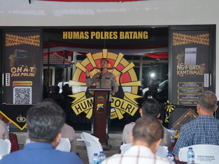 Media Management Center Jadi Warisan AKBP Edi Rahmat Mulyana Untuk Polres Batang