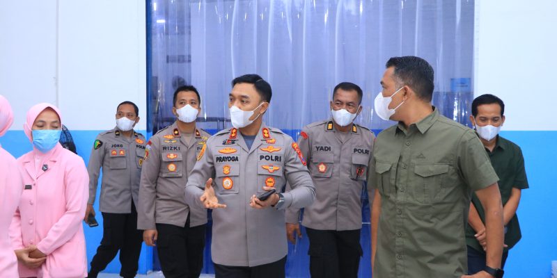 Kapolres Ngawi Cek SPPG di Kasreman Pastikan Pemenuhan Gizi Yang Higienis Untuk MBG
