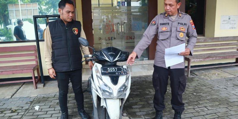 Curi Motor dari Teras Rumah, Seorang Residivis Berhasil Diamankan Polsek Kenjeran