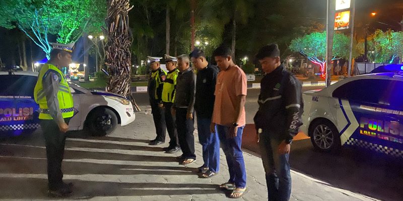 Satlantas Polresta Palangka Raya Amankan 30 Kendaraan Berknalpot Tidak Standar Antisipasi Balap Liar