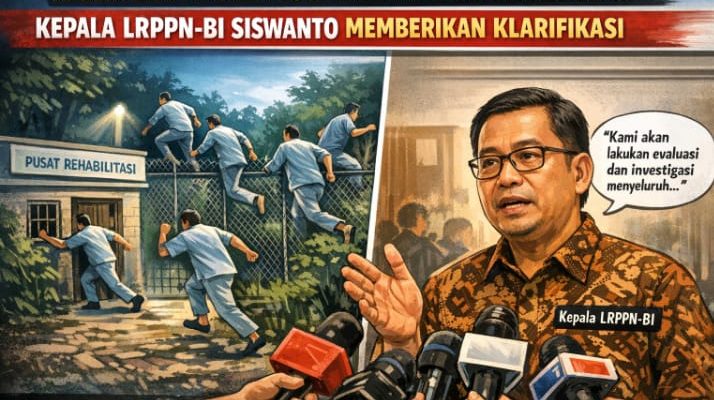 Kepala LRPPN-BI Surabaya Siswanto Klarifikasi Dugaan Kaburnya Enam Pasien Rehabilitasi