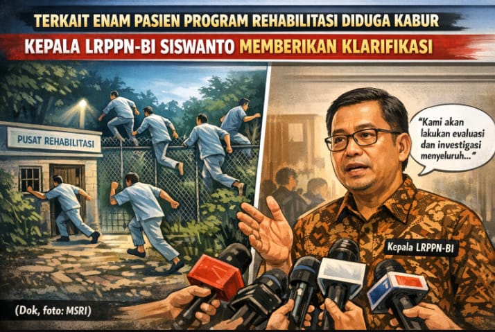 Kepala LRPPN-BI Surabaya Siswanto Klarifikasi Dugaan Kaburnya Enam Pasien Rehabilitasi
