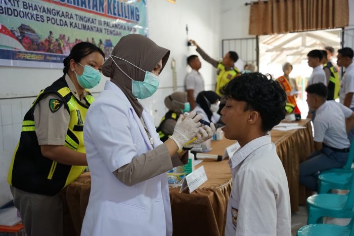 Rumkit Bhayangkara Dukung Asta Cita melalui Pemeriksaan Kesehatan Gratis