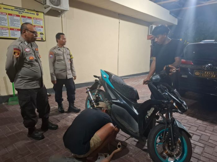 Polsek Bukit Batu Tindak Tegas Pengguna Knalpot Brong Karena Resahkan Warga