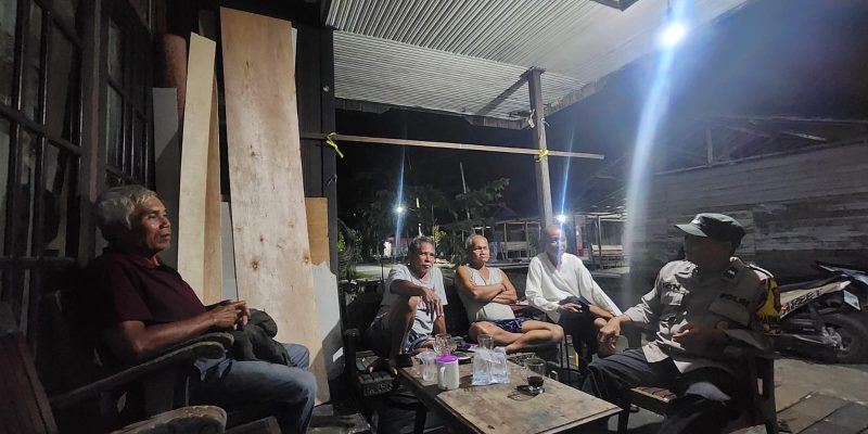 Hadir di Tengah Warga, Polsek Sabangau Edukasi Layanan 110