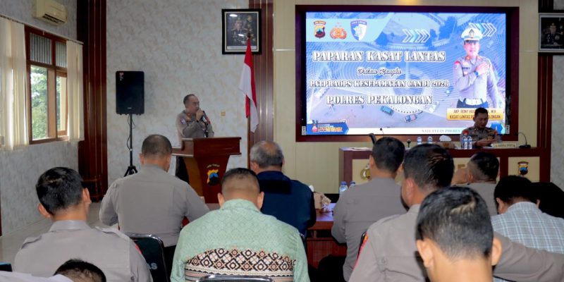 Tekan Angka Laka Lantas, Polres Pekalongan Gelar Operasi Keselamatan Candi Mulai 2 Februari 