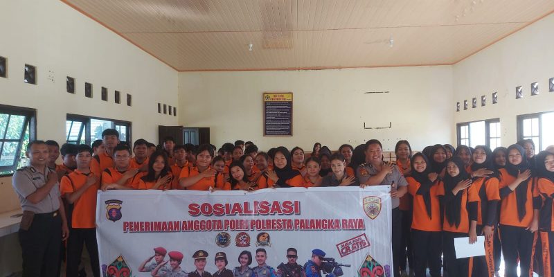 Polrests Palangka Raya Sosialisasikan Penerimaan Terpadu Polri 2026 Sambangi Sekolah