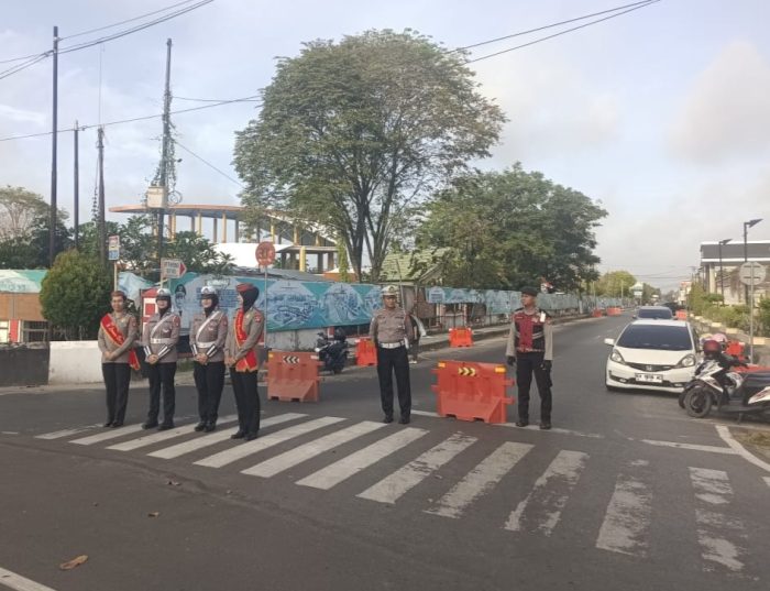 Satlantas Polresta Palangka Raya Pastikan Kegiatan CFD Berjalan Aman dan Lancar
