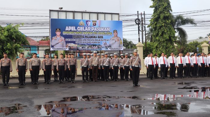 Wakapolresta Palangka Raya Ungkap Prioritas dan Target Operasi Keselamatan Tahun 2026