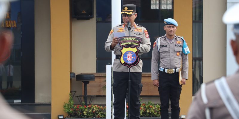 Siap Selenggarakan Operasi Keselamatan Telabang 2026, Wakapolresta Pimpin Apel Gelar Pasukan