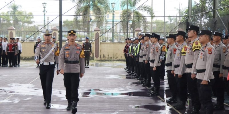 Wakapolres Musi Rawas Pimpin Apel Gelar Pasukan Operasi Keselamatan Musi 2026, Kasat Lantas : Cegah Kemacetan