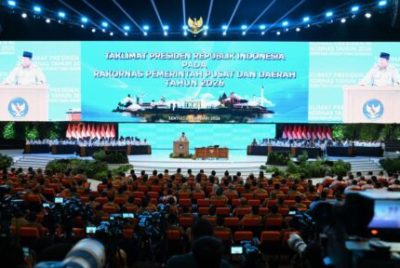 Presiden Prabowo Buka Rakornas Pemerintah Pusat dan Daerah 2026, Tegaskan Sinergi Lompatan Pembangunan