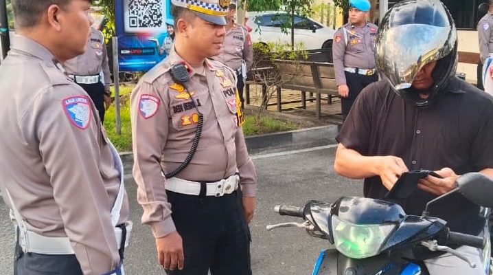 Operasi Keselamatan Telabang 2026, Satlantas Polresta Palangka Raya Tertibkan Administrasi Kendaraan Anggota