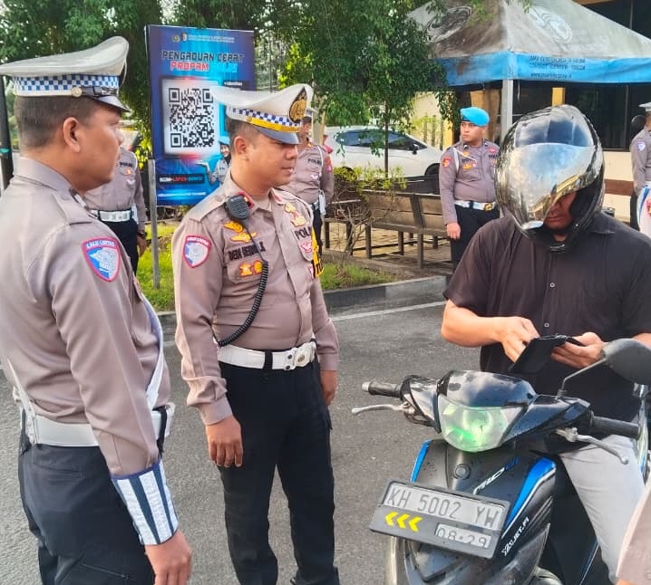 Operasi Keselamatan Telabang 2026, Satlantas Polresta Palangka Raya Tertibkan Administrasi Kendaraan Anggota